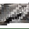 Mexen Lunar-F L vouwbare douchecabine links 70 x 70 cm, transparant, gunmetal - 836L-070-070-95-00-L