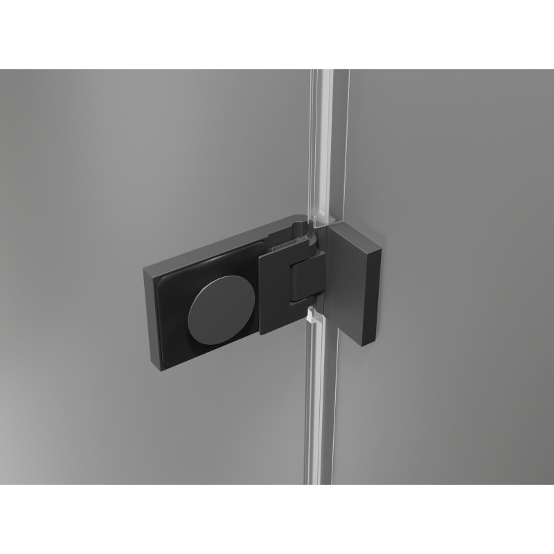 Mexen Lunar-F L kabina prysznicowa składana lewa 100 x 100 cm, transparent, gun metal - 836L-100-100-95-00-L