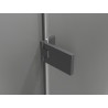 Mexen Lunar-F L kabina prysznicowa składana lewa 100 x 100 cm, transparent, gun metal - 836L-100-100-95-00-L
