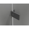 Mexen Lunar-F L kabina prysznicowa składana lewa 100 x 100 cm, transparent, gun metal - 836L-100-100-95-00-L