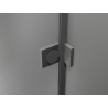 Mexen Lunar-F L kabina prysznicowa składana lewa 100 x 100 cm, transparent, gun metal - 836L-100-100-95-00-L