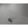 Mexen Lunar-F L kabina prysznicowa składana lewa 100 x 100 cm, transparent, gun metal - 836L-100-100-95-00-L