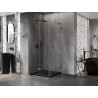 Mexen Lunar-F L kabina prysznicowa składana lewa 100 x 100 cm, transparent, gun metal - 836L-100-100-95-00-L