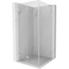 Mexen Lunar-F L folding shower cabin left 70 x 70 cm, transparent, brushed nickel - 836L-070-070-97-00-L
