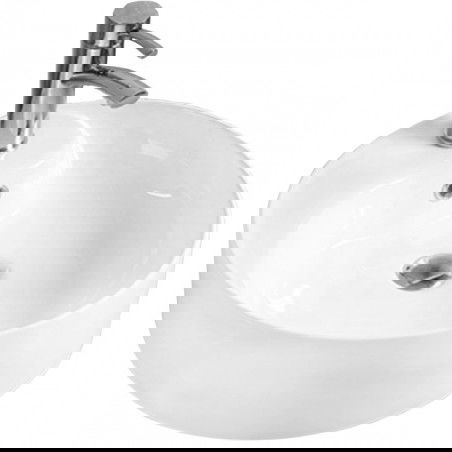 Mexen Lila lavandino da appoggio 46 x 46 cm, bianco - 21824600