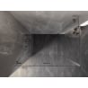 Mexen Lunar-F L cabine de douche pliante gauche 80 x 70 cm, transparent, nickel brossé - 836L-080-070-97-00-L