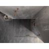 Mexen Lunar-F faltbare Duschkabine rechts 90 x 90 cm, transparent, gebürstetes Kupfer- 836-090-090-65-00-P