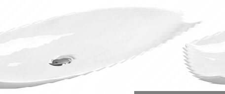 Mexen Delia lavatório de bancada 74 x 38 cm, branco - 21857400