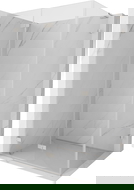 Mexen Lunar-F L inklapbare douchecabine links 95 x 90 cm, transparant, geborsteld nikkel - 836L-095-090-97-00-L