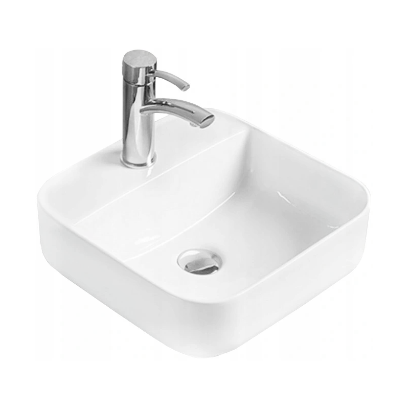 Mexen Silvia lavabo de sobreponer 39 x 39 cm, blanco - 21863900