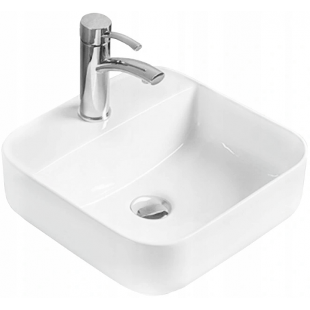 Mexen Silvia lavabo da appoggio 39 x 39 cm, bianco - 21863900