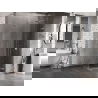 Mexen Lunar-F L faltbare Duschkabine rechts 80 x 80 cm, transparent, Chrom - 836L-080-080-01-00-P