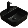 Mexen Silvia lavatório de bancada 39 x 39 cm, preto mate - 21863985
