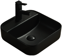 Mexen Silvia Aufsatzwaschbecken 39 x 39 cm, Schwarz Matt - 21863985