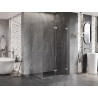 Mexen Lunar-F L kokkupandav dušinurk, parempoolne 90 x 80 cm, läbipaistev, kroom - 836L-090-080-01-00-P