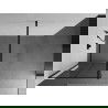 Mexen Kioto douchewand Walk-in 80 x 200 cm, zwart raster 8 mm, zwart - 800-080-101-70-77