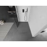 Mexen Kioto paroi de douche Walk-in 90 x 200 cm, grille noire 8 mm, noir - 800-090-101-70-77