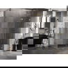 Mexen Lunar-F L faltbare Duschkabine rechts 100 x 70 cm, transparent, gold - 836L-100-070-50-00-P