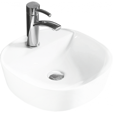 Mexen Zita opbouw wastafel 40 x 40 cm, wit - 21874000