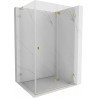 Mexen Lunar-F L kabina prysznicowa składana prawa 95 x 80 cm, transparent, złota - 836L-095-080-50-00-P