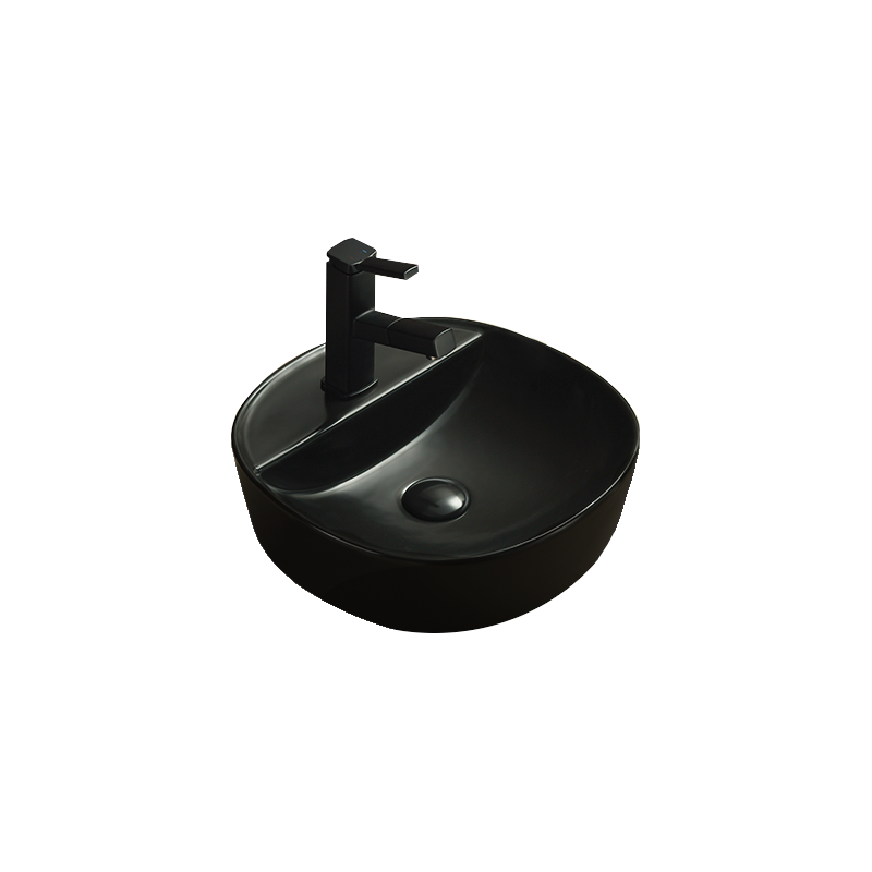 Mexen Zita opbouwkom 40 x 40 cm, zwart mat - 21874085