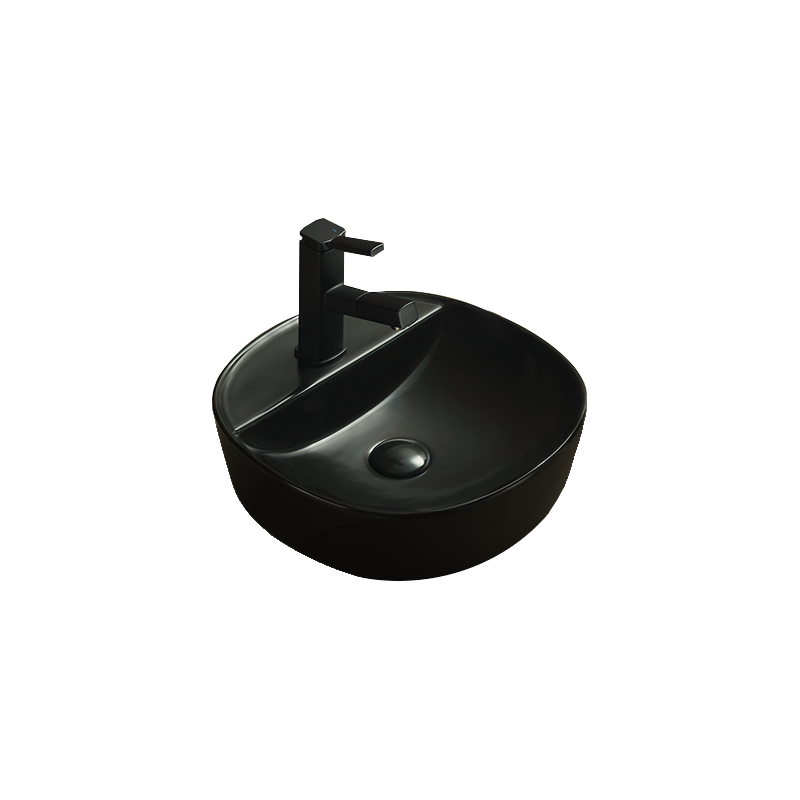 Mexen Zita umywalka nablatowa 40 x 40 cm, czarna mat - 21874085