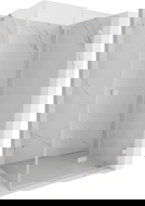 Mexen Lunar-F cabine de duche dobrável direita 100 x 80 cm, transparente, níquel escovado - 836-100-080-97-00-P