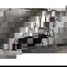 Mexen Lunar-F L Duschkabine faltbare rechte 80 x 70 cm, transparent, gebürstetes Gold - 836L-080-070-55-00-P
