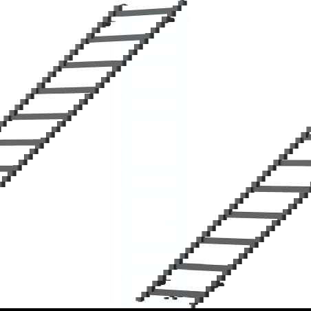 Mexen Bolt badkamer radiator 1500 x 400 mm, 342 W, antraciet - W126-1500-400-00-66