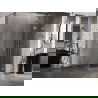 Mexen Lunar-F L Faltdusche rechts 100 x 100 cm, transparent, gebürstetes Gold - 836L-100-100-55-00-P