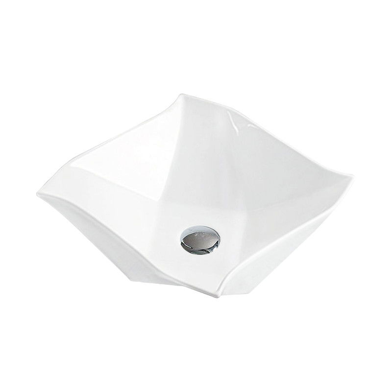 Mexen Elvira countertop washbasin 42 x 42 cm, white - 21894200