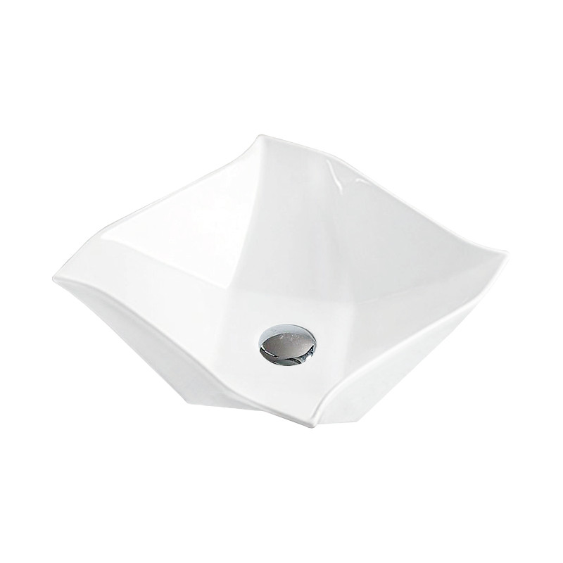 Mexen Elvira lavabo de encimera 42 x 42 cm, blanco - 21894200