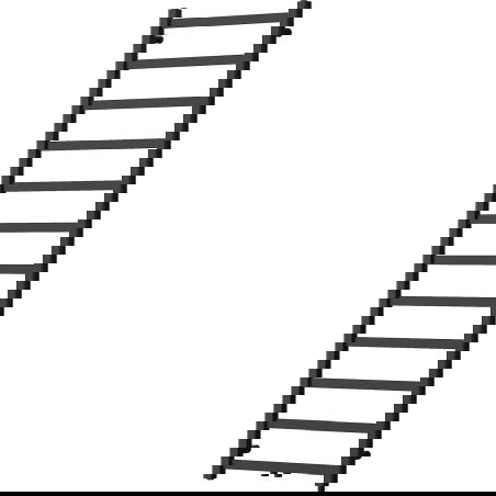 Mexen Bolt θερμαντικό σώμα μπάνιου 1500 x 500 mm, 389 W, μαύρο - W126-1500-500-00-70