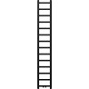 Mexen Bolt vannitoa radiaator 1800 x 300 mm, 351 W, must - W126-1800-300-00-70