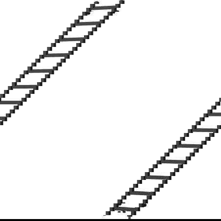 Mexen Bolt καλοριφέρ μπάνιου 1800 x 300 mm, 351 W, μαύρο - W126-1800-300-00-70