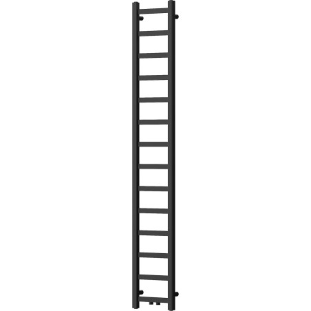Mexen Bolt vannitoa radiaator 1800 x 300 mm, 351 W, must - W126-1800-300-00-70