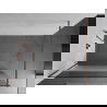 Mexen Kioto douchewand Walk-in 130 x 200 cm, transparant/frost 8 mm, roze goud - 800-130-101-60-35
