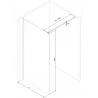 Mexen Kioto paroi de douche Walk-in 130 x 200 cm, transparent/givré 8 mm, or rose - 800-130-101-60-35