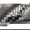 Mexen Lunar-F L Duschkabine klappbar rechts 80 x 80 cm, transparent, gebürstetes Gun Grau - 836L-080-080-66-00-P