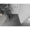 Mexen Kioto+ dušisein riiuliga Walk-in 100 x 200 cm, valge muster, kroom - 800-100-121-01-85