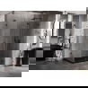 Mexen Lunar-F L faltbare Duschkabine rechts 85 x 70 cm, transparent, schwarz - 836L-085-070-70-00-P
