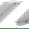 Mexen Lunar-F L Duschkabine klappbar rechts 90 x 90 cm, transparent, schwarz - 836L-090-090-70-00-P