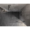 Mexen Lunar-F L kabina prysznicowa składana prawa 90 x 90 cm, transparent, czarna - 836L-090-090-70-00-P
