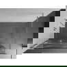 Mexen Kioto+ Duschwand mit Ablage Walk-in 140 x 200 cm, weiße Welle, Chrom - 800-140-121-01-97