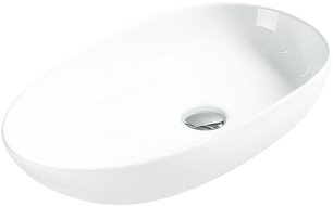 Mexen Lucia lavabo da appoggio 55 x 30 cm, bianco - 21925500