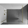 Mexen Kioto Dušišein Walk-in 140 x 200 cm, peegel 8 mm, kuldne - 800-140-101-50-50