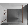 Mexen Kioto dušisein Walk-in 130 x 200 cm, peegel 8 mm, roosa kuld - 800-130-101-60-50