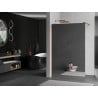 Mexen Kioto Duschwand Walk-in 140 x 200 cm, Spiegel 8 mm, Roségold - 800-140-101-60-50