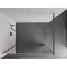 Mexen Kioto Duschwand Walk-in 140 x 200 cm, Spiegel 8 mm, Roségold - 800-140-101-60-50