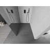 Mur de douche Mexen Kioto Walk-in 140 x 200 cm, miroir 8 mm, noir - 800-140-101-70-50